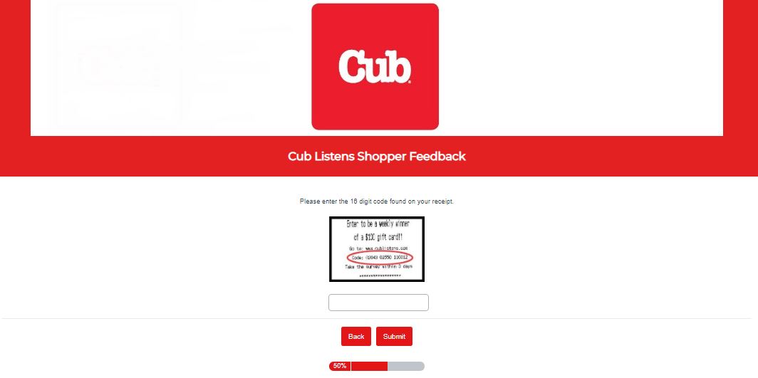 Cub Foods Survey 2