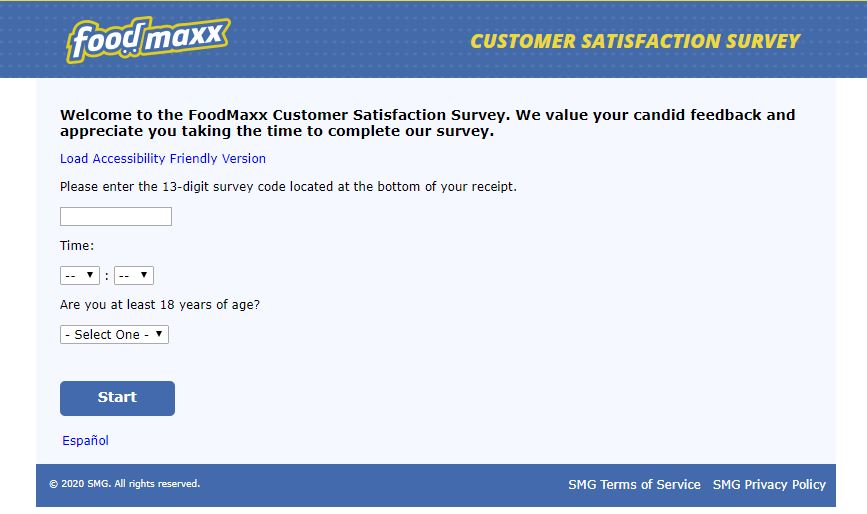 FoodMaxx Survey