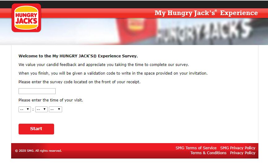 Hungry Jack’s Survey 1
