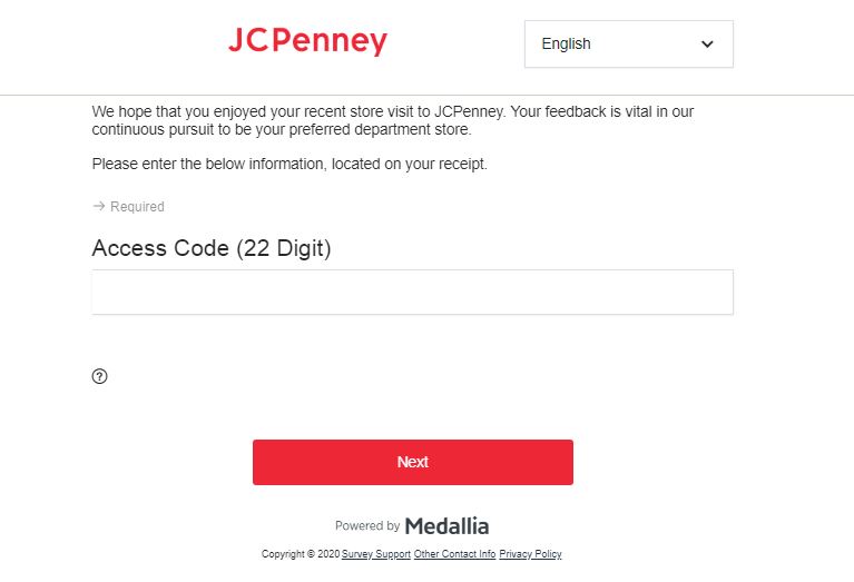 JCPenney Survey