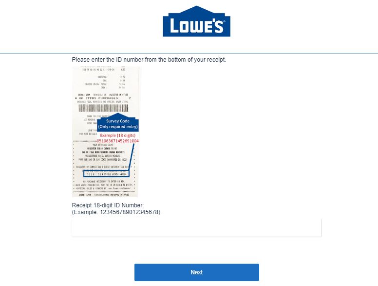 Lowes Survey