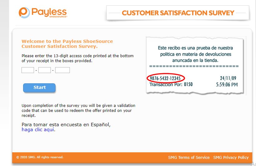 Payless Customer Satisfaction Survey