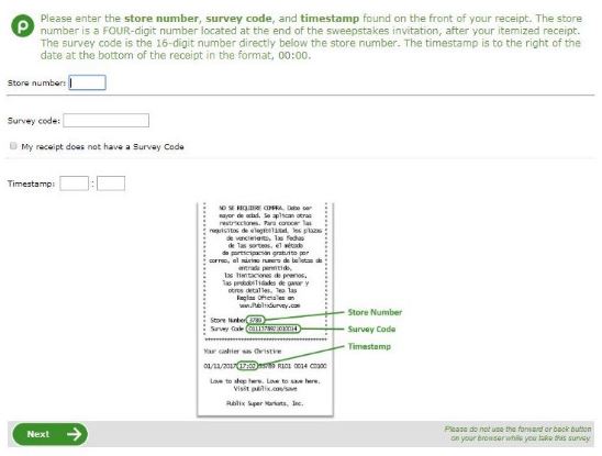 Publix Survey