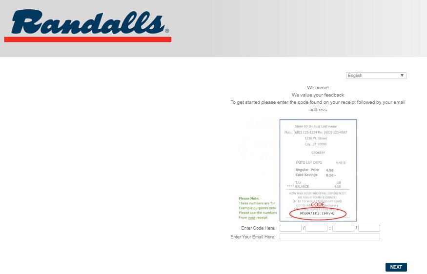 Randalls Survey