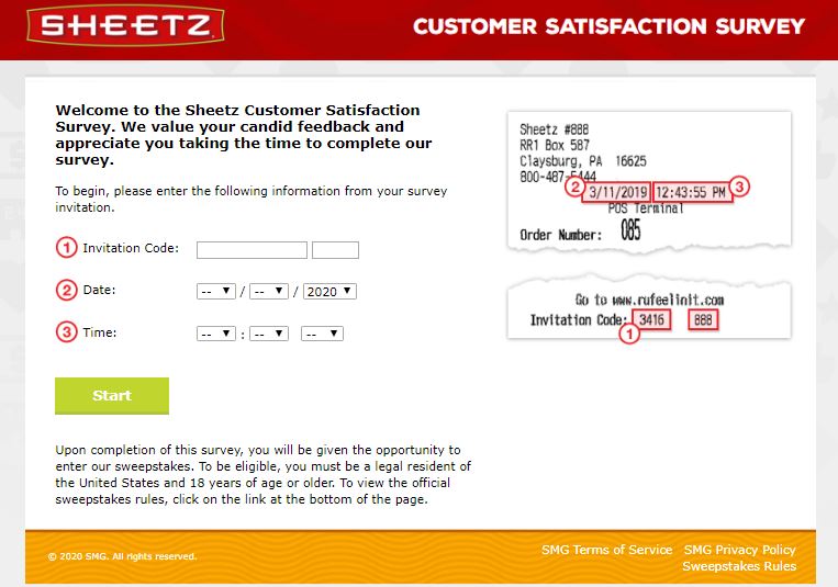 Sheetz Customer Satisfaction Survey