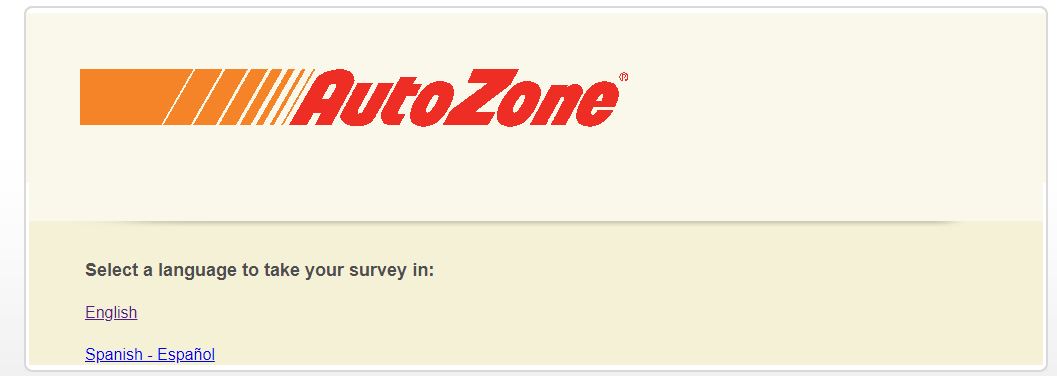 AutoZone Survey