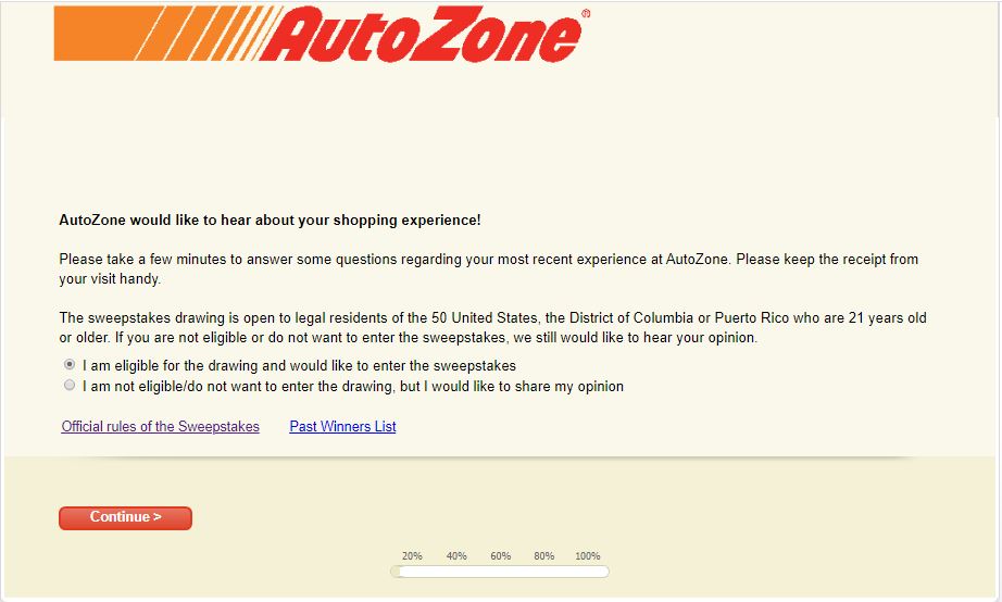 AutoZone Survey