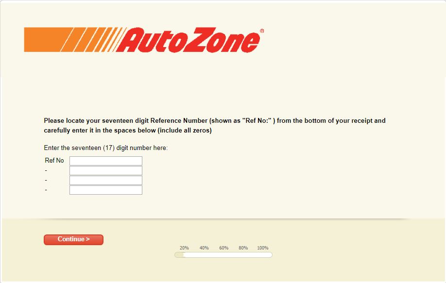 AutoZone Survey