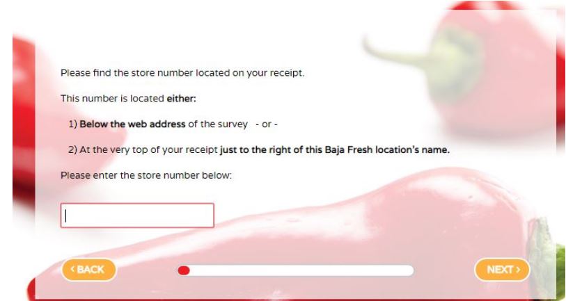 Baja Fresh Survey 