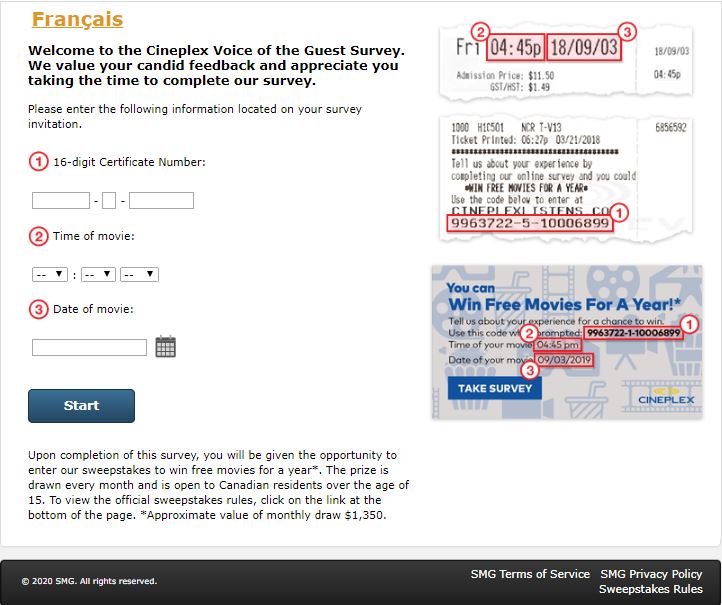 Cineplexlistens Survey