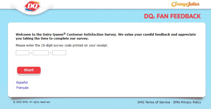 Dairy Queen Survey