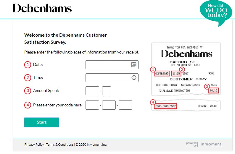 Debenhams Survey 2