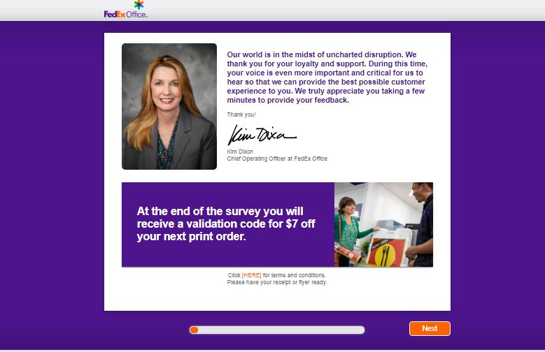 FedEx We Listen Survey 2