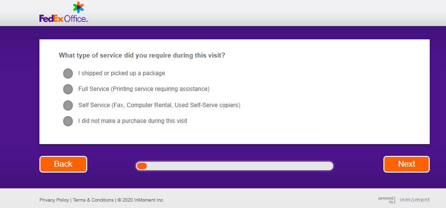 FedEx We Listen Survey 3