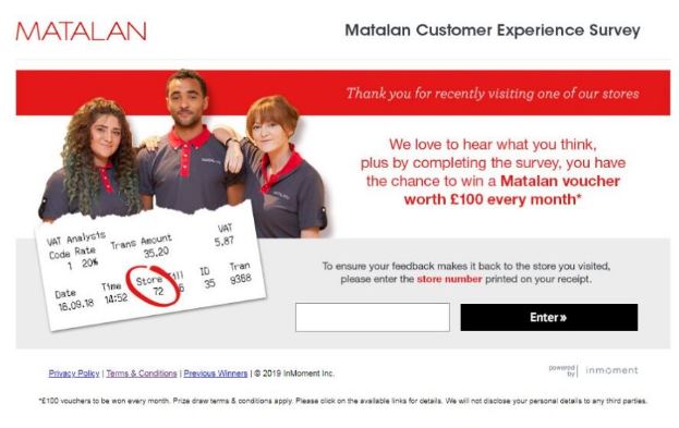 Matalan Survey