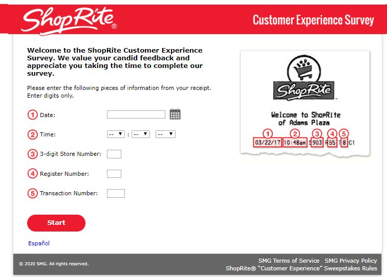 My ShopRite Experience Survey