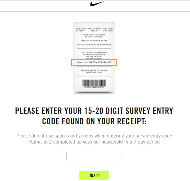 Nike Survey 2