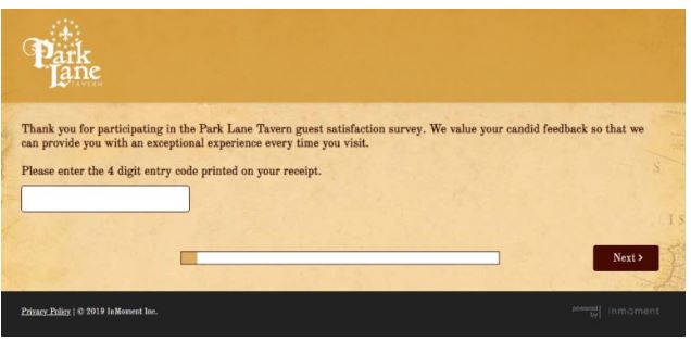 Park Lane Tavern Survey