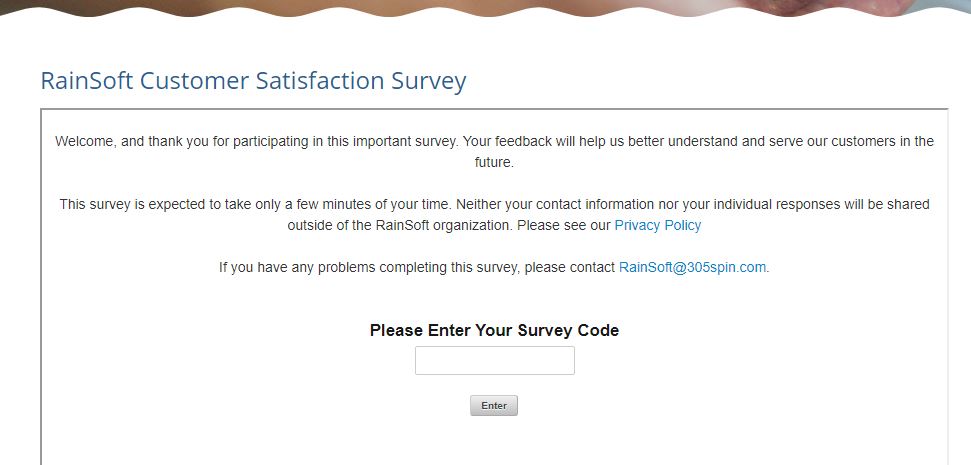 RainSoft Survey