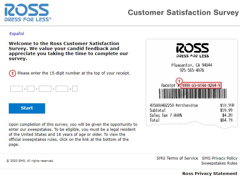 Ross Customer Satisfaction Survey