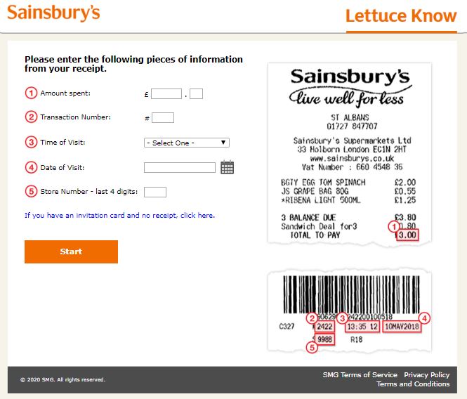 Sainsbury's Survey