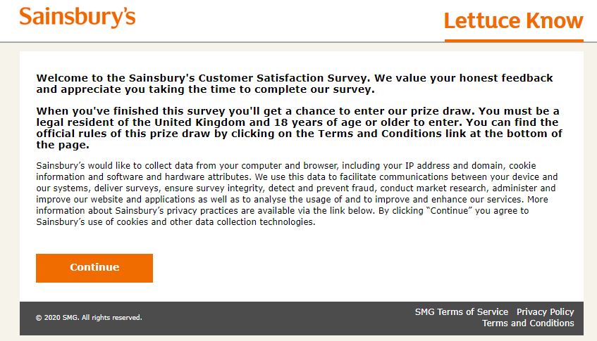 Sainsbury's Survey