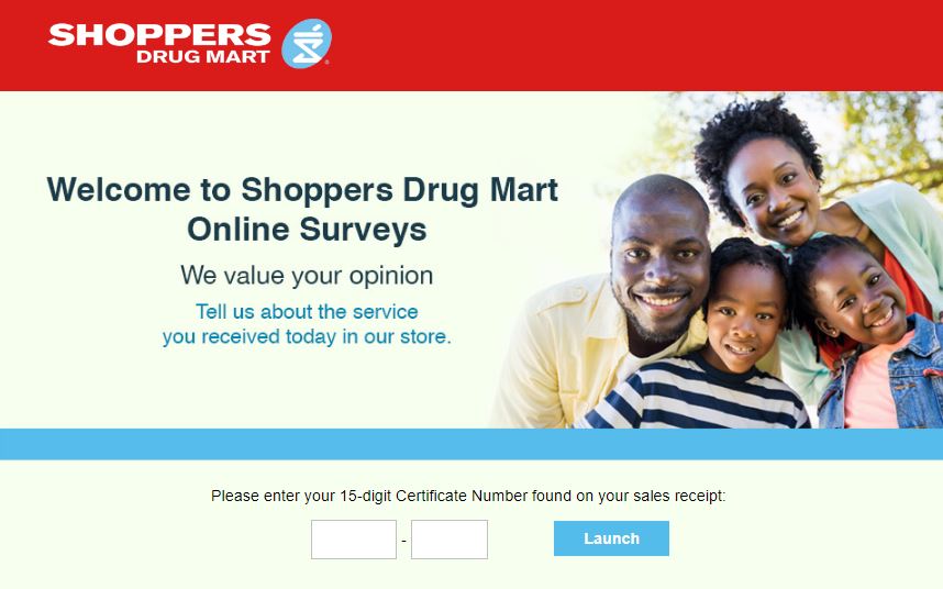 Shoppers Drug Mart Survey 2