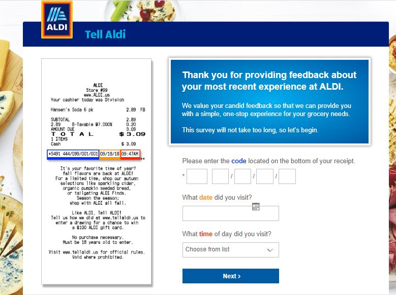 Tell ALDI Survey