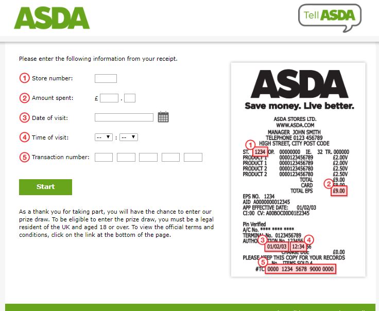 Tell ASDA Survey