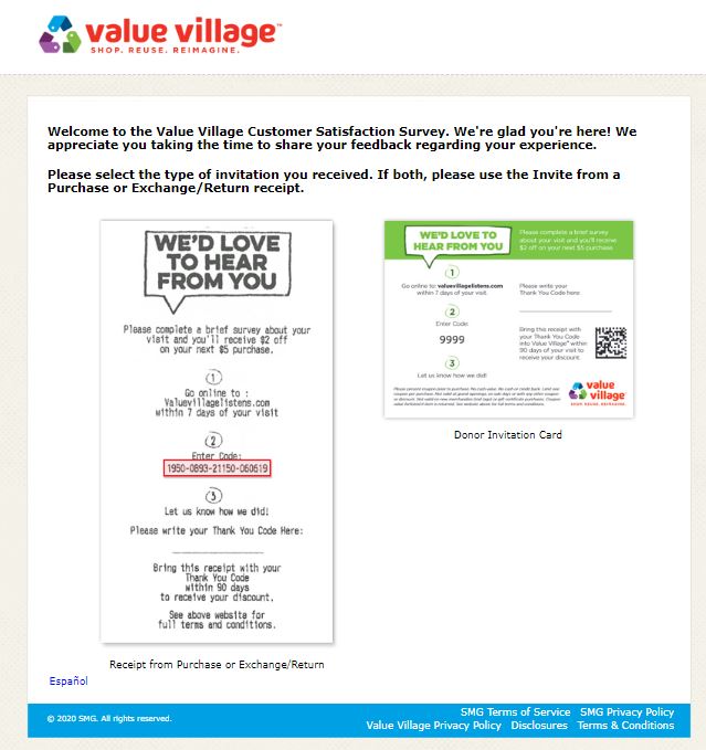 Value Village Survey