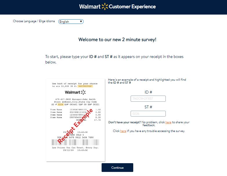 Walmart Survey