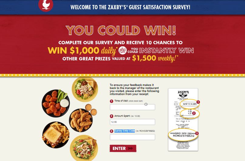 Zaxby's Survey