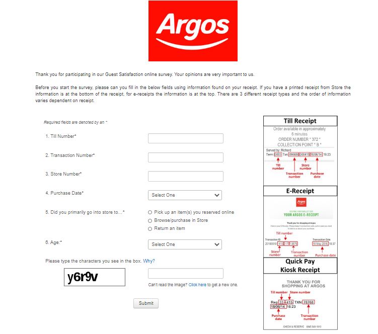 Argos Survey