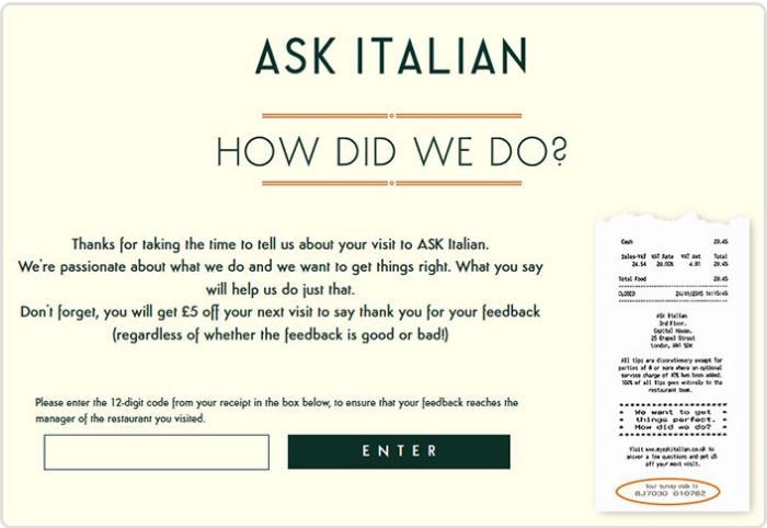 Ask Italian Survey