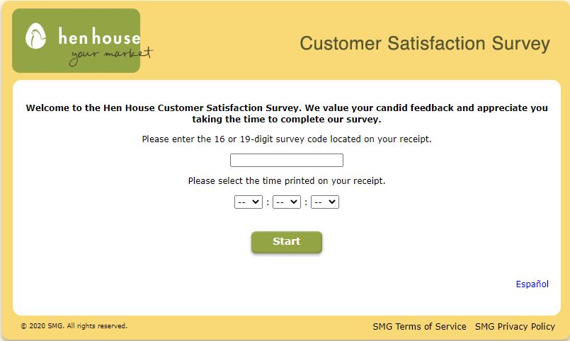 Hen House Feedback Survey