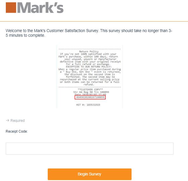 Mark's Survey