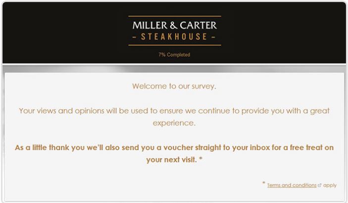 Miller & Carter Survey