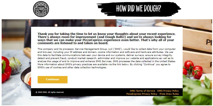 MyPizzaExpress Survey