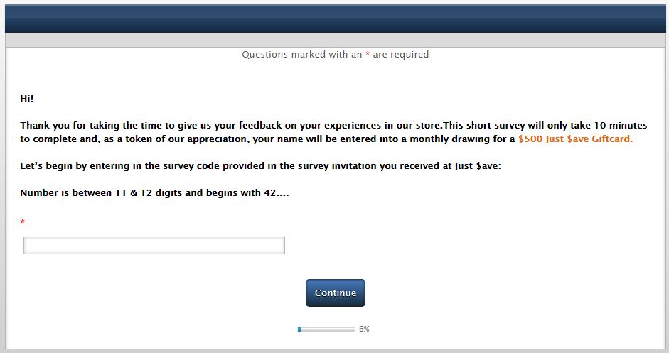 Just Save Foods Survey