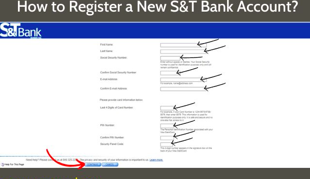 How to Register a New S&T Bank Account?